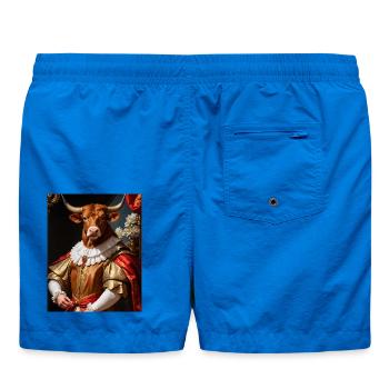Majestätischer Stier – König des Barocks - Badeshorts - Cobalt blue - Hinten
