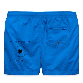 Say Yes to new Adventures - Badeshorts - Cobalt blue - Hinten - AI Model Male 185 light (185cm)