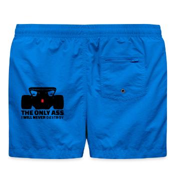 Der einzige Esel, den ich niemals zerstören werde - Badeshorts - Cobalt blue - Hinten