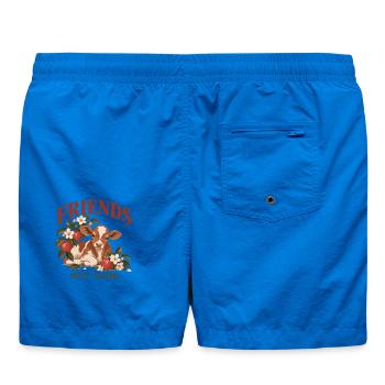 Friends Not Food Cow - Badeshorts - Cobalt blue - Hinten