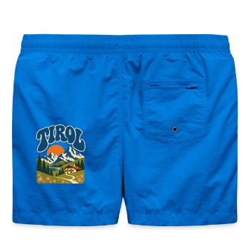Tirol Retro Alpine Nature - Badeshorts - Cobalt blue - Hinten