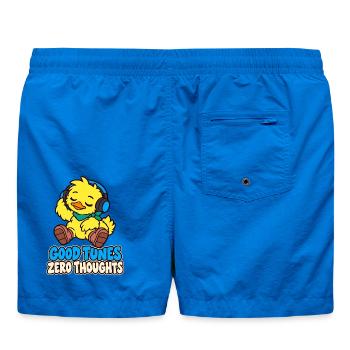Duck mit Kopfhörern – Good Tunes Zero Thougts - Badeshorts - Cobalt blue - Hinten