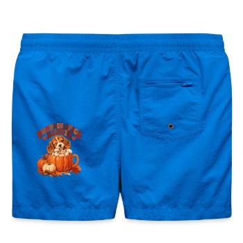 Pumpkin Spice Bestie - Badeshorts - Cobalt blue - Hinten
