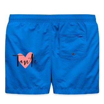 Cadeau d'amour tante coeur marraine - Short de bain - cobalt blue - Dos