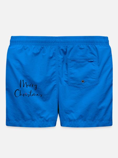 Merry Christmas Stern Geschenk Weihnachten - Badeshorts - Cobalt blue
