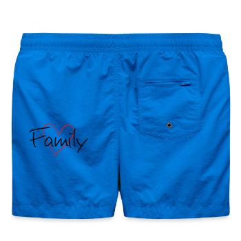 Cadeau de famille d'amitié de coeur de famille - Short de bain - cobalt blue - Dos
