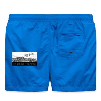 ALPSTEIN - Da bin ich geboren - Schweiz - Badeshorts - Cobalt blue - Hinten