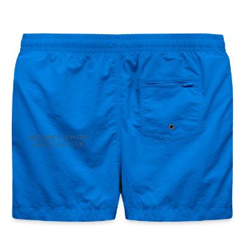 Weißes T-Shirt Black Edition - Badeshorts - Cobalt blue - Hinten