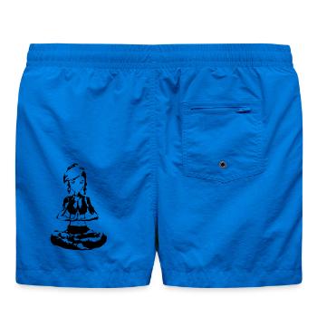 Namaste - FéArt - Badeshorts - Cobalt blue - Hinten