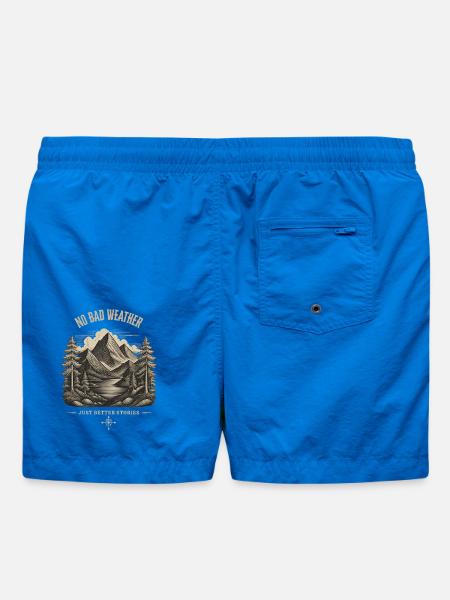 Vintage Nordic Outdoor T-Shirt - Badeshorts - Cobalt blue
