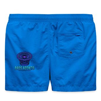 Bass Addicts Neon-Subwoofer-Design - Badeshorts - Cobalt blue - Hinten