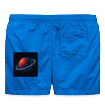 Planète rougebleu aux anneaux - Short de bain - cobalt blue - Dos