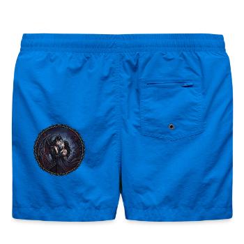 Dark Romance Fantasy - Swim Trunks - cobalt blue - Back