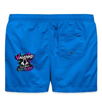 Vagabond Ghost Graffiti - Swim Trunks - cobalt blue - Back