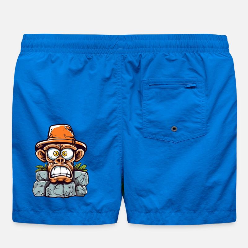 Adventurous monkey charm Swim Trunks