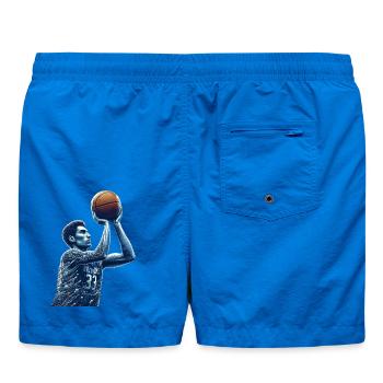 Basketball -Talent Splash - Swim Trunks - cobalt blue - Back