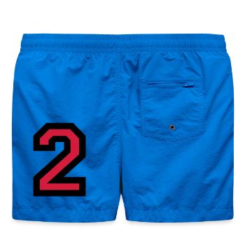 Le Numéro Deux 2 - Short de bain - cobalt blue - Dos
