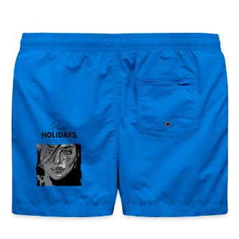 Portrait Éclatant pour Fêtes New York - Short de bain - cobalt blue - Dos