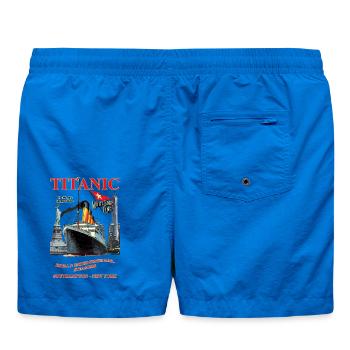 TITANIC liner creation Louis RUNEMBERG © Adagp - Swim Trunks - cobalt blue - Back