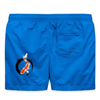 Zen Koi Ink Circle - Badeshorts - Cobalt blue - Hinten