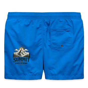 Summit State of Mind | Hiking Design - Badeshorts - Cobalt blue - Hinten
