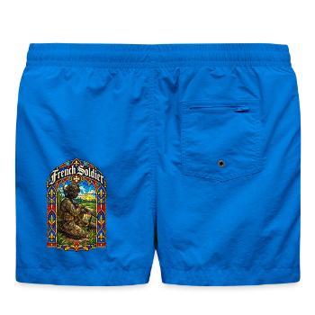 Französischer Soldat - Badeshorts - Cobalt blue - Hinten