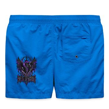 Raven Black Purple Glow – Betreten Sie das Geheimnis - Badeshorts - Cobalt blue - Hinten