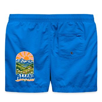 Allgäu Retro Alpine Nature - Badeshorts - Cobalt blue - Hinten