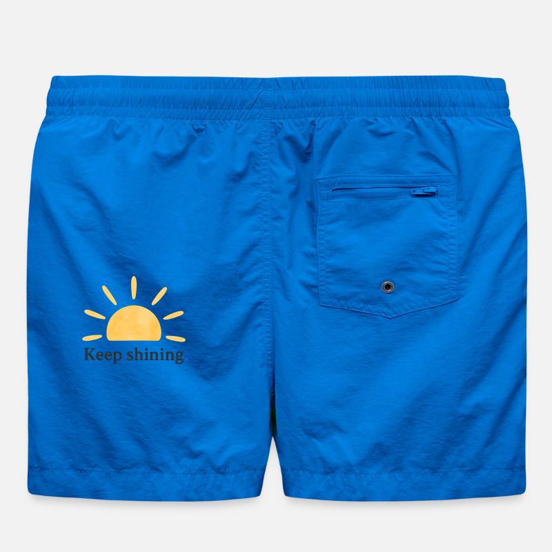 Keep Shining – Sonne – Minimalistisch Badeshorts