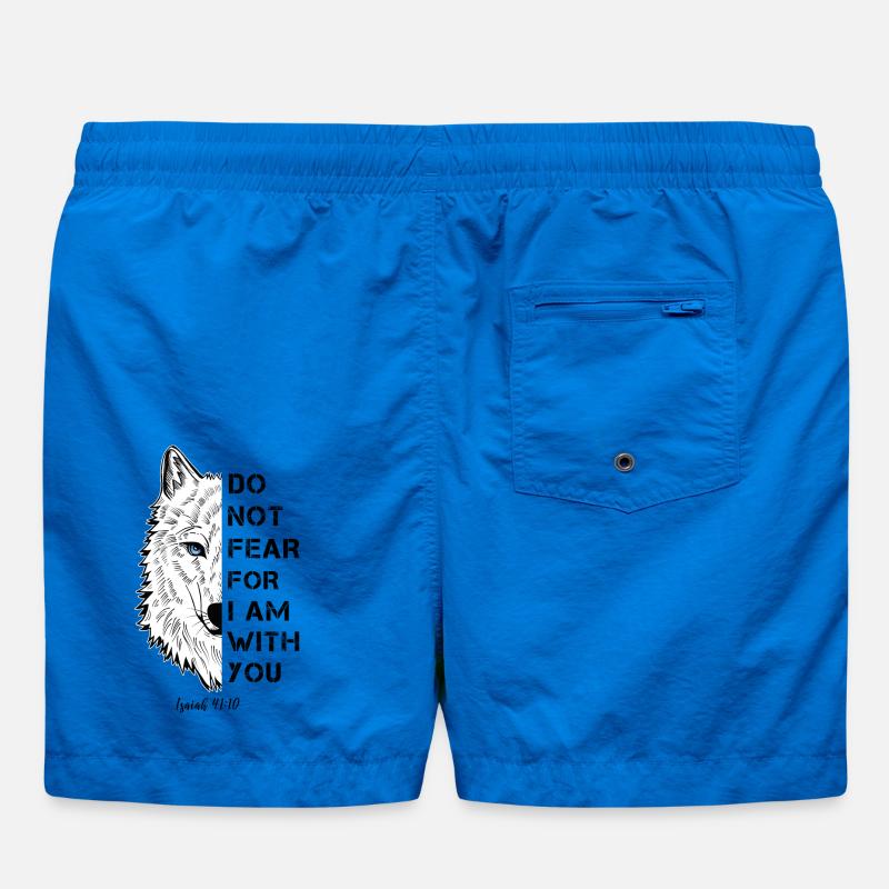 Religious quote - Swim Trunks - cobalt blue