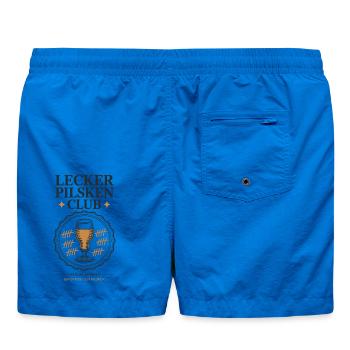 Bier Lecker Pilsken Club Ruhrpott Pils Bierchen - Badeshorts - Cobalt blue - Hinten