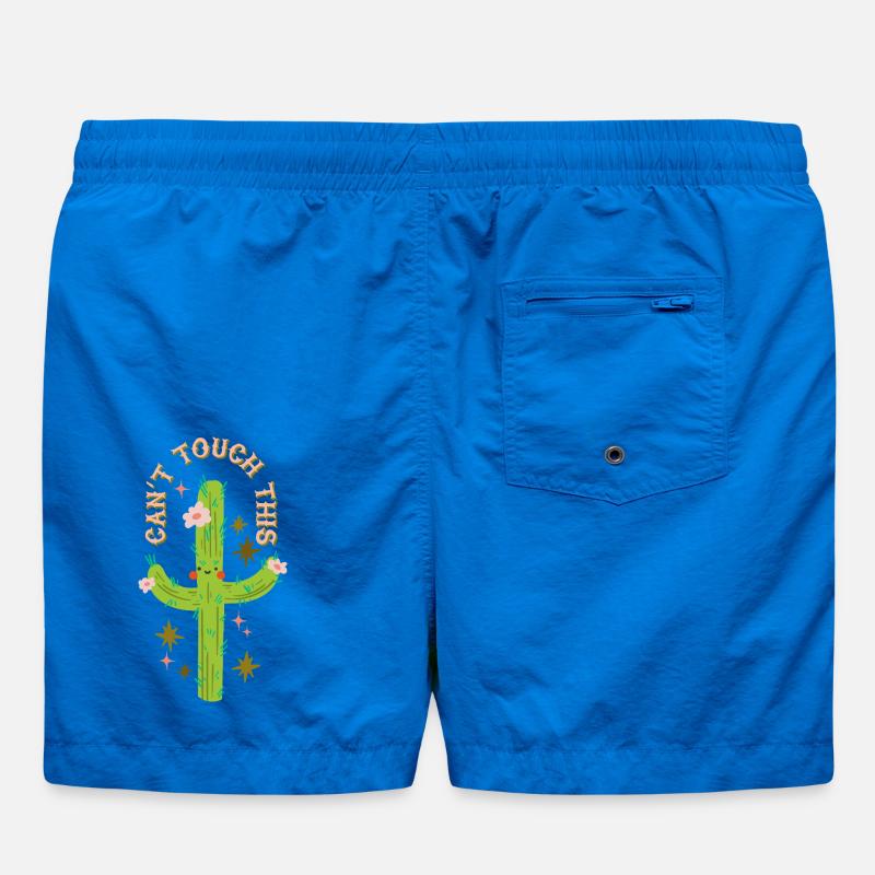 Can't touch this - Prickly cactus design Swim Trunks