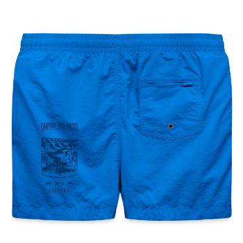 Canyon Arizona Blau - Badeshorts - Cobalt blue - Hinten - AI Model Male 185 light (185cm)