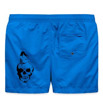 Sirène sur le crâne - Short de bain - cobalt blue - Dos