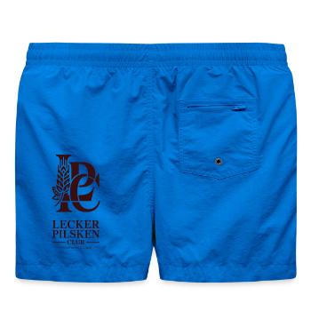 Bier Lecker Pilsken Club Ruhrpott Pils Bierchen - Badeshorts - Cobalt blue - Hinten