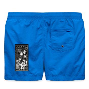 GRIDVOID - Badeshorts - Cobalt blue - Hinten