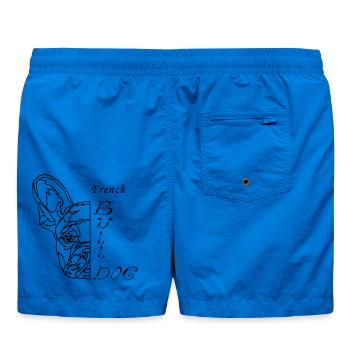 French Bulldog - Badeshorts - Cobalt blue - Hinten