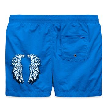 Je suis un ange - Short de bain - cobalt blue - Dos - AI Model Male 185 light (185cm)