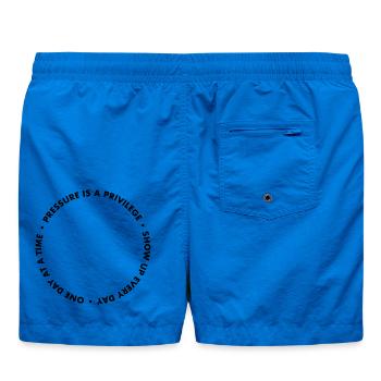 Pressure Is A Privilege Apparel  - Badeshorts - Cobalt blue - Hinten
