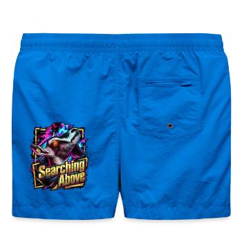 Neonwolf auf der Suche Oben - Badeshorts - Cobalt blue - Hinten