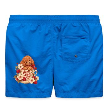 Sweet Fall Days Poodle - Badeshorts - Cobalt blue - Hinten