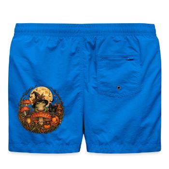 Magischer Hexenfrosch im Herbst - Badeshorts - Cobalt blue - Hinten
