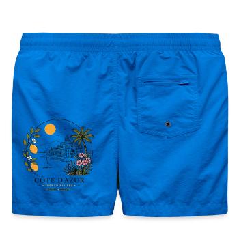 Côte d’Azur Küstenpanorama - Badeshorts - Cobalt blue - Hinten