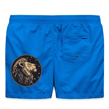 Lion avec ciel étoilé - Short de bain - cobalt blue - Dos