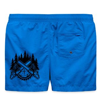 Motorsägen - Badeshorts - Cobalt blue - Hinten