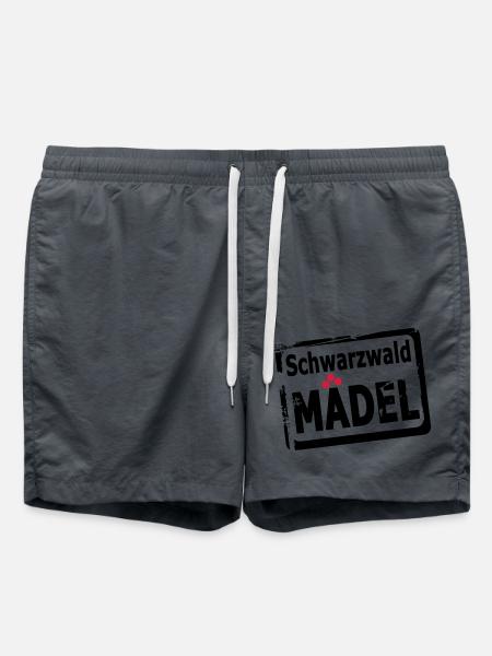 Schwarzwaldmädel - Badeshorts - Anthrazit
