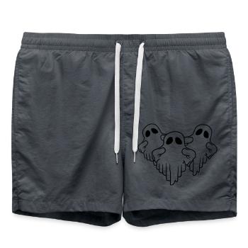 Équipe 3 fantômes drôles - Short de bain - charbon - Devant - AI Model Male 185 light (185cm)