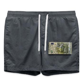 5 Bitcoin - Swim Trunks - anthracite - Front - AI Model Male 185 light (185cm)