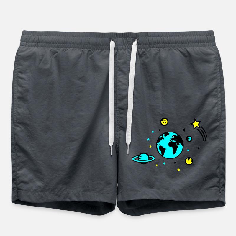 Univers 02 - Short de bain - charbon