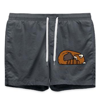 Maître des siestes - Short de bain - charbon - Devant - AI Model Male 185 light (185cm)